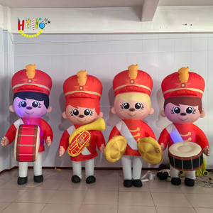 फेस्टिवल सिटी परेड कार्यक्रम चलने वाले इंफ्लेटेबल ड्रेस इंफ्लेटेबल बैंड चलने वाली पोशाक - Product Image 1