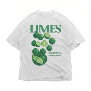 T-shirt Grafica Unisex Oversize Y2K Streetwear con Stampa Cibo, Frutta Retrò, Estetica Vintage Anni '90 per Donna e Uomo - Product Image 2