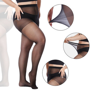 Bán buôn tất nữ chất liệu chắc chắn, bền, trong suốt, gợi cảm, cạp cao, tất lụa 20D, size lớn - Product Image 2