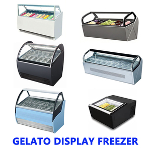Chất lượng cao hiệu quả chi phí duy nhất nhiệt độ kem Tủ đông vật liệu thủy tinh dẫn ánh sáng hiển thị nhanh chóng đông lạnh nhiệt độ thấp - Product Image 2