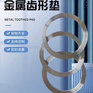 Joint denté double face en métal, acier inoxydable 304, type O, épaisseur 2,5-4,5 mm, pour pompes automobiles, portes et fenêtres - Product Image 2