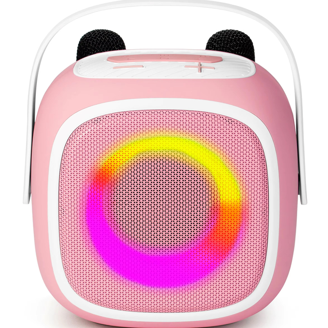 New Private Model Colorful Wireless Microphone OK Wireless Speaker 20W Stereo Outdoor Home Party KTV Speaker