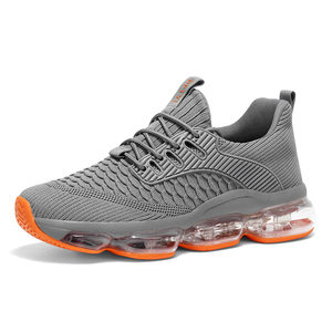 Chaussures de course respirantes à empeigne en mesh tendance, semelle entièrement amortie, baskets athlétiques, chaussures de sport décontractées pour hommes - Product Image 3