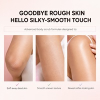 Fabricants de gommages corporels, gommage au sel de mer naturel personnalisé, nourrissant, micro-brillant, gommage à la noix de coco pour le corps, gommage exfoliant, blanchissant