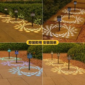 Solar Garden <b>Lights</b> Outdoor Waterproof Led <b>Pathway</b> Lamp <b>For</b> Yard Patio Decoration With Solar Panel And Battery Included - Product Image 3