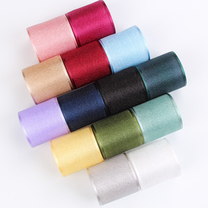 Cinta de Chifón Coreana de Nuevo Estilo, Brillante y Cepillada, para Accesorios de Pelo Hechos a Mano, Embalaje de Ropa y Ramos, 6mm*100 yardas - Product Image 1