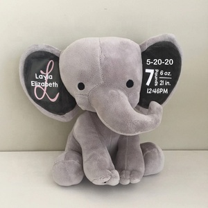 OEM Plush <strong>Elephant</strong> With Birth Day Grey Plush <strong>Elephant</strong> Doll <strong>Elephant</strong> Plush Toy Big Ears - Product Image 2