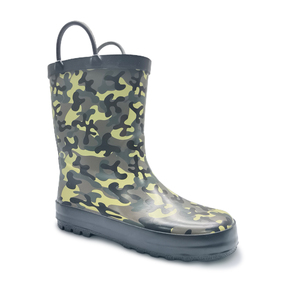 حذاء للأطفال مطاطي مقاوم للمطر بسعر المصنع حذاء للأولاد والبنات بتصميم مخصص مضاد للماء حذاء مطر سهل الارتداء - Product Image 5