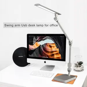 Modern Design Metal Up And Down Swing Arm Hat Office Desk Lamp Light