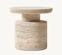 Table personnalisable Mobilier d'intérieur Tables d'appoint en marbre de pierre naturelle fabriquées à la main