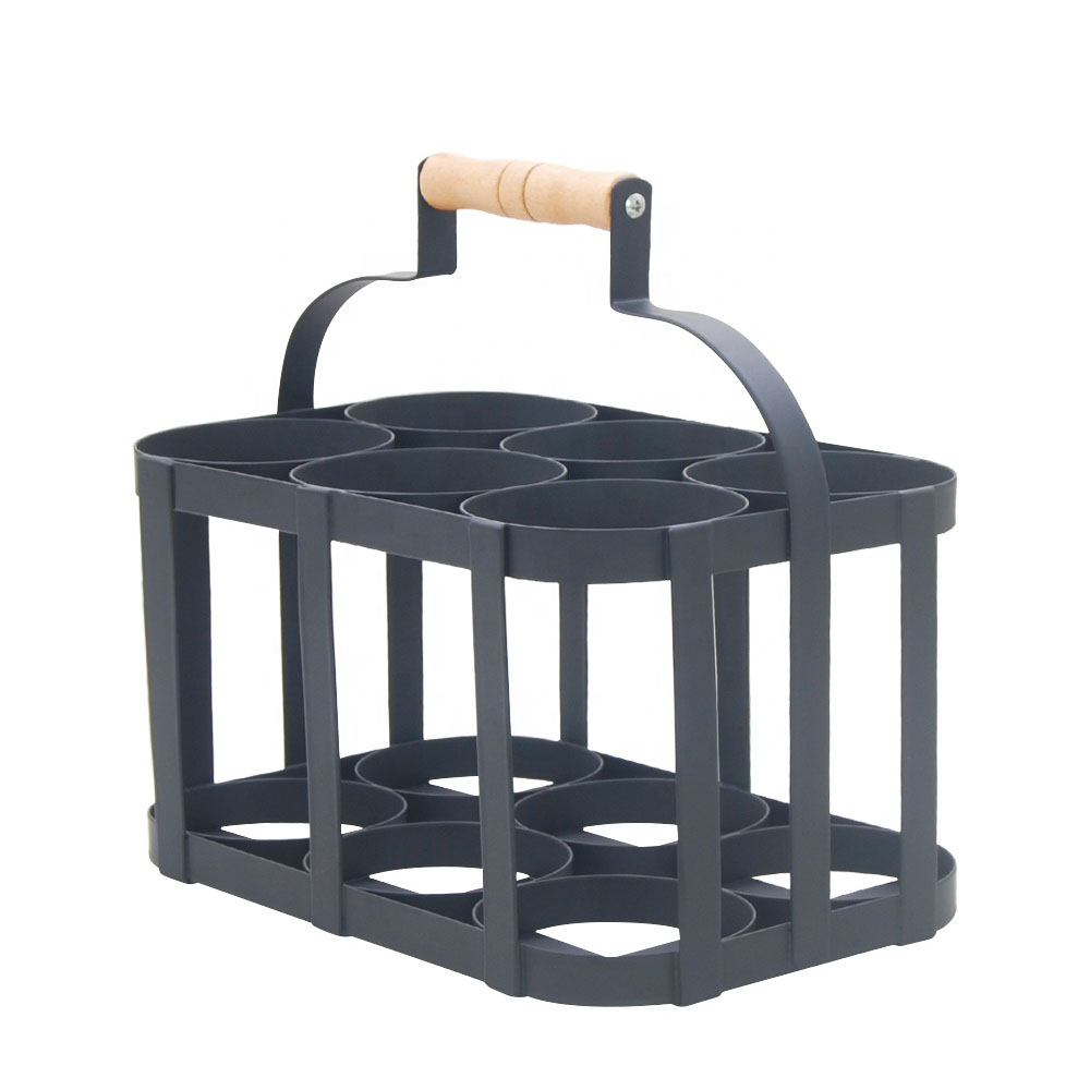 Metal Wire Bottle Carriers Durable Stylish Storage - Main Image