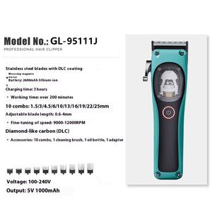 12000 tr/min DLC lame <span class=keywords><strong>coiffeur</strong></span> moteur à lévitation magnétique à grande vitesse tondeuses à <span class=keywords><strong>cheveux</strong></span> professionnelles - Product Image 3