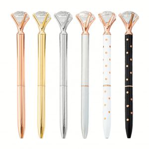 Bolígrafo Personalizable de Metal con Cristal y Punta de Diamante de 1.0 mm, Escritura en Plástico, para Logotipos Deportivos de Lujo - Product Image 1