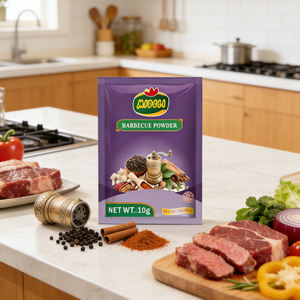 Poudre d'assaisonnement Halal fraîche et brute pour barbecue en sachet – Vente en gros, fourniture directe usine, épices pour grillades pour restaurants - Product Image 1