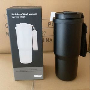 Customized 25oz/750ml <b>Double</b> <b>Walled</b> Vacuum Insulated Stainless Steel Travel Mug With 2 in 1 Drinking Flip Lid - Product Image 3