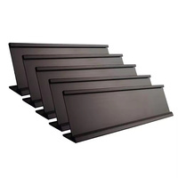 Supports de plaque de nom de bureau en aluminium métallique de haute qualité sans minimum de commande