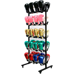 Jh-mech sarung tangan tinju, rak Tampilan sarung tangan tinju Gym, Multi guna, desain ringan profesional, rak penyimpanan sarung tangan tinju logam - Product Image 6