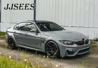 JJSEES Jantes forgées entièrement noires brillantes 17" 18" 19" 20" 21" 5x100 5x105 5x108 5x110 5x112 PCD pour BMW Série 3 M2 M3 M4 E46 F15 F30