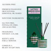 Diffuseur de parfum à bâtonnets en verre à motif géométrique 120 ml, huile essentielle naturelle, écologique, longue durée, pour chambre, salle de bain, maison