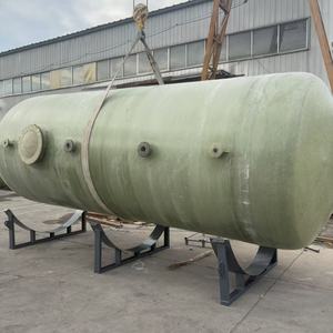 Aboveground fiberglas FRP kimyasal HCl depolama tankı bükme ve kesme hizmetleri ile yüksek kaliteli RUNLIN marka pürüzsüz yüzey - Product Image 6