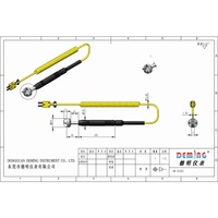 Thermocouple for Stationary Surfaces Stainless Steel Mesh Type Probe Faster Thermal Response Handheld Temperature Sensor