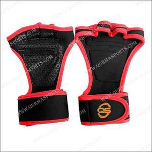 Guantes antideslizantes ajustables para entrenamiento de manos en el gimnasio, cómodas almohadillas de agarre para levantamiento de alta resistencia, protectores de palma para entrenamiento, guantes de entrenamiento - Product Image 2