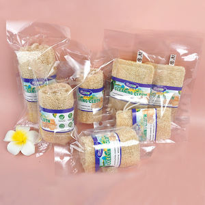 Estropajos <span class=keywords><strong>de</strong></span> Limpieza para Cocina 100% Naturales Biodegradables Orgánicos <span class=keywords><strong>de</strong></span> <span class=keywords><strong>Luffa</strong></span> para Platos y Baño, Exfoliantes - Product Image 6