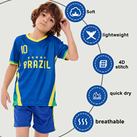 Maillot de football national pour homme, uniforme personnalisé par sublimation, design original pour les fans, équipe du monde, Angleterre, Argentine, ensemble de maillots de football