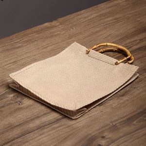 Wholesale Natural Linen Wedding Sacks Gunny Packaging 50kg Gift Shopping Canvas Onion <strong>Old</strong> Tote Black Beach Used Burlap <strong>Jute</strong> <strong>Bags</strong> - Product Image 5