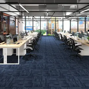 Carpet Supplier Good Price Carpet Commercial Office Loop Pile Square Carpet Tiles 50x50