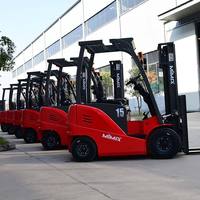 Chariot élévateur électrique autonome à intelligence artificielle avec évitement d'obstacles par GPS, batterie au plomb-acide 48V, longueur de fourche 1070mm, déplaceur latéral hydraulique