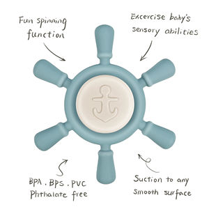 2025 Jouet bébé à aspiration <span class=keywords><strong>Montessori</strong></span> | Spinner sensoriel en silicone pour bain et chaise haute | ODM - Product Image 3