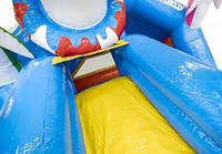 Château Gonflable Toboggan Dauphin Aire de Jeux pour Enfants Intérieur Extérieur Commercial École Maison de Rebond Certifiée CE