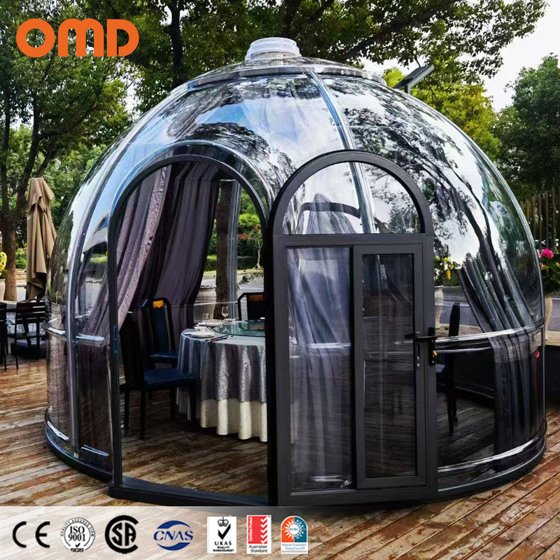 Large Outdoor Bubble Dome Panoramic Transparent