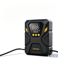 Nouvelle pompe à air rapide Max 150Psi avec lumière LED SOS, arrêt automatique, matériau ABS, affichage numérique filaire, DC 12V Max 150Psi