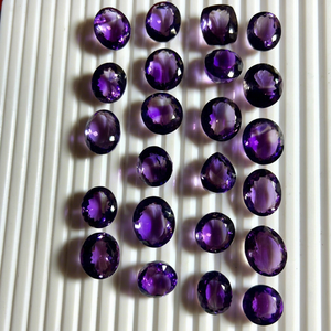 Améthyste naturelle de qualité AAA, formes variées, tailles personnalisables (10-30 mm), pierres précieuses en vrac pour la fabrication de bijoux - Product Image 1