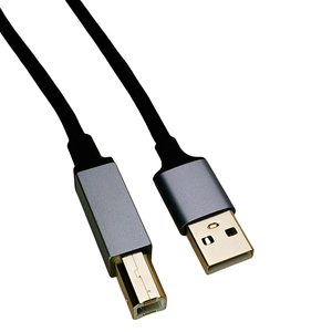 Câble <span class=keywords><strong>USB</strong></span> 2.0 mâle vers <span class=keywords><strong>USB</strong></span> <span class=keywords><strong>B</strong></span> mâle <span class=keywords><strong>MIDI</strong></span> pour imprimante/ordinateur, tressé en nylon plaqué or de haute qualité, application pour petites commandes personnalisées - Product Image 3