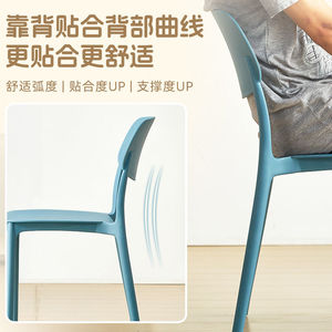 Plastic <b>Chair</b> <b>Stackable</b> Modern Design For Living Room And <b>Dining</b> Adult Use - Product Image 3