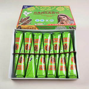 Factory Supply Skin-Friendly 10-Color <strong>Henna</strong> Paste Cones Waterproof Green <strong>Red</strong> Maroon Wedding <strong>Henna</strong> in Plant-Based Package - Product Image 4