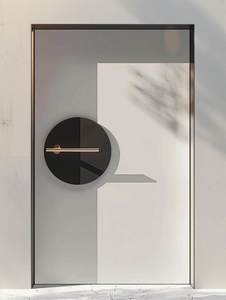 Modern Double-Open Pivot Swing Polymer <strong>Door</strong> Stainless <strong>Steel</strong> Aluminum Alloy Exterior Anti-Theft Front Entry Apartments Cast - Product Image 2