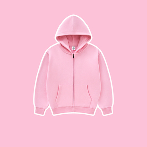 Sweat à capuche T1110 365 g/m² pour garçons et filles, en polaire plus épais, fermeture éclair, veste de sport avec col à capuche - Product Image 4