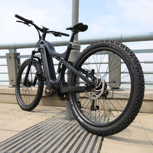 Vélo Électrique de Montagne Kirin Léger Tout Suspendu en Carbone T700, <span class=keywords><strong>Cadre</strong></span> 29 et 27.5 Pouces pour Descente avec Fourche E-MTB - Product Image 4