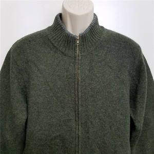 <span class=keywords><strong>Cardigan</strong></span> da <span class=keywords><strong>Uomo</strong></span> in Maglia di Lana Spessa 100% Cashmere Personalizzato <span class=keywords><strong>con</strong></span> Zip e Colletto Casual Autunnale - Product Image 6