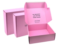 Caja de Embalaje de Cartón Corrugado E-Flute de Alta Calidad y Durabilidad, Lista para Venta Minorista, Caja de Envío Personalizada de Lujo con Laminado Mate