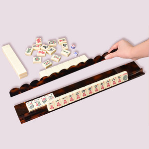 ชั้นวางไพ่นกกระจอกขอบหอยมุกสีรุ้งหรือกระดองเต่าขนาดกำหนดเอง20นิ้ว - Product Image 4