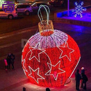 3D Sphere Metal Frame LED Christmas <b>Ball</b> Arch for Outdoor Landscape - Product Image 3
