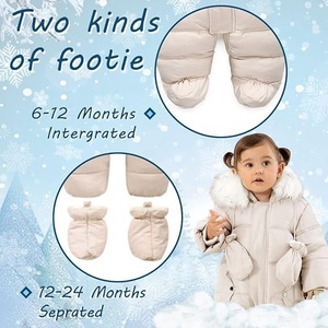Perfect Baby Insulated One-piece Heavyweight Winter Coat <strong>Snowsuit</strong> <strong>for</strong> <strong>Toddlers</strong> and Kids - Product Image 2