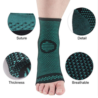 Chaussettes de compression pour fasciite plantaire, support de cheville, attelle de pied pour entorse de la cheville, manchon de soutien cheville-pied