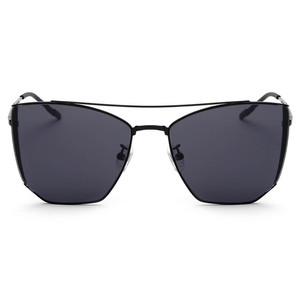 DORSET - Occhiali da Sole Oversize a Occhio di Gatto con Lenti Poligonali a Specchio - Product Image 3