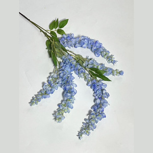 Guirlande de fleurs de glycine violettes en soie artificielle pour fête à la maison, vase de sol, balcon, arrangement de mariage, décor - Product Image 3